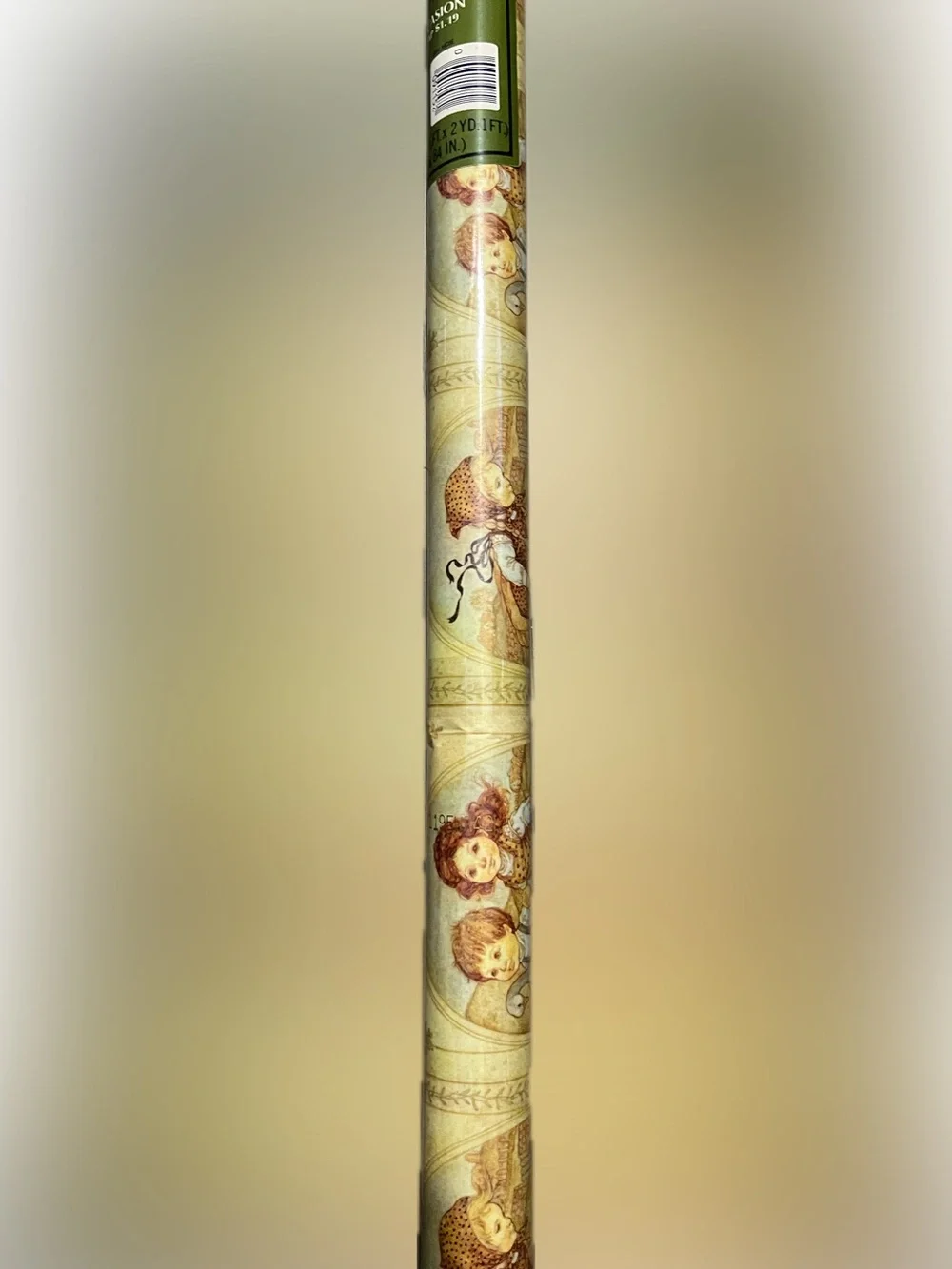 🍄 New Vintage Ambassador Hallmark Decorative Gift Wrap 1970’s Rero Children Art